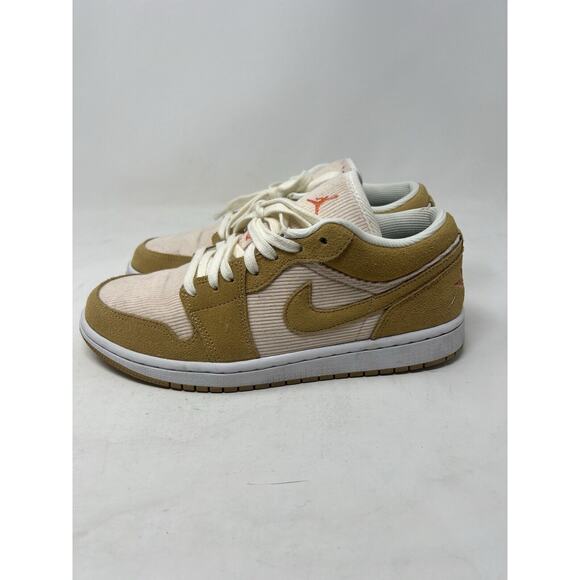 Air Jordan 1 SE Low Twine Orange Quartz Corduroy size 9.5 Women’s - Picture 4 of 9